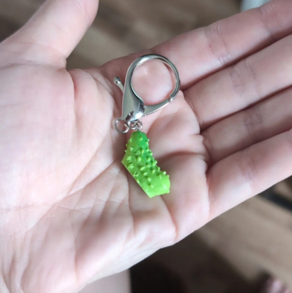 2$ Add On⭐ Little Pickle Keychain/Bag Clip